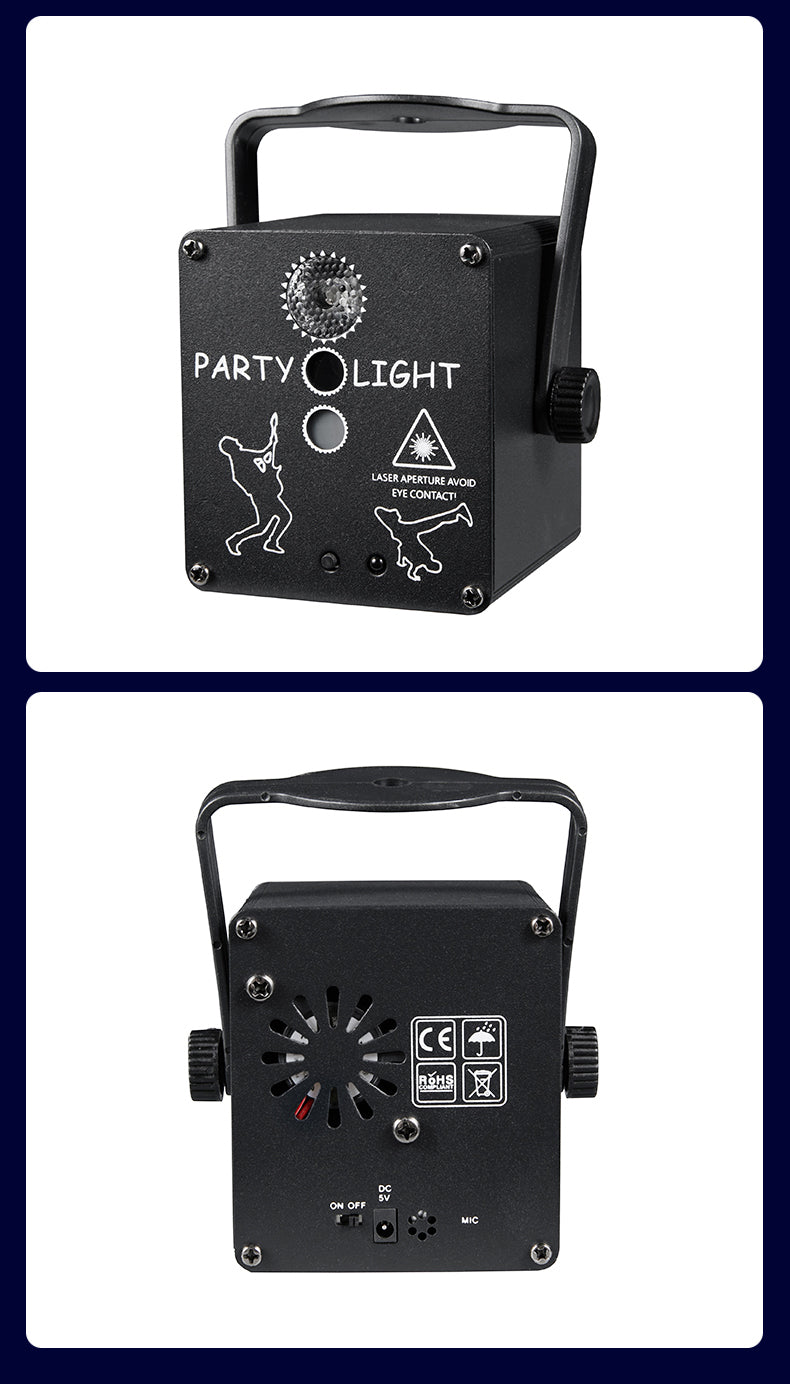 RaveLight™ WIRELESS 3-Laser Strobe Lighting