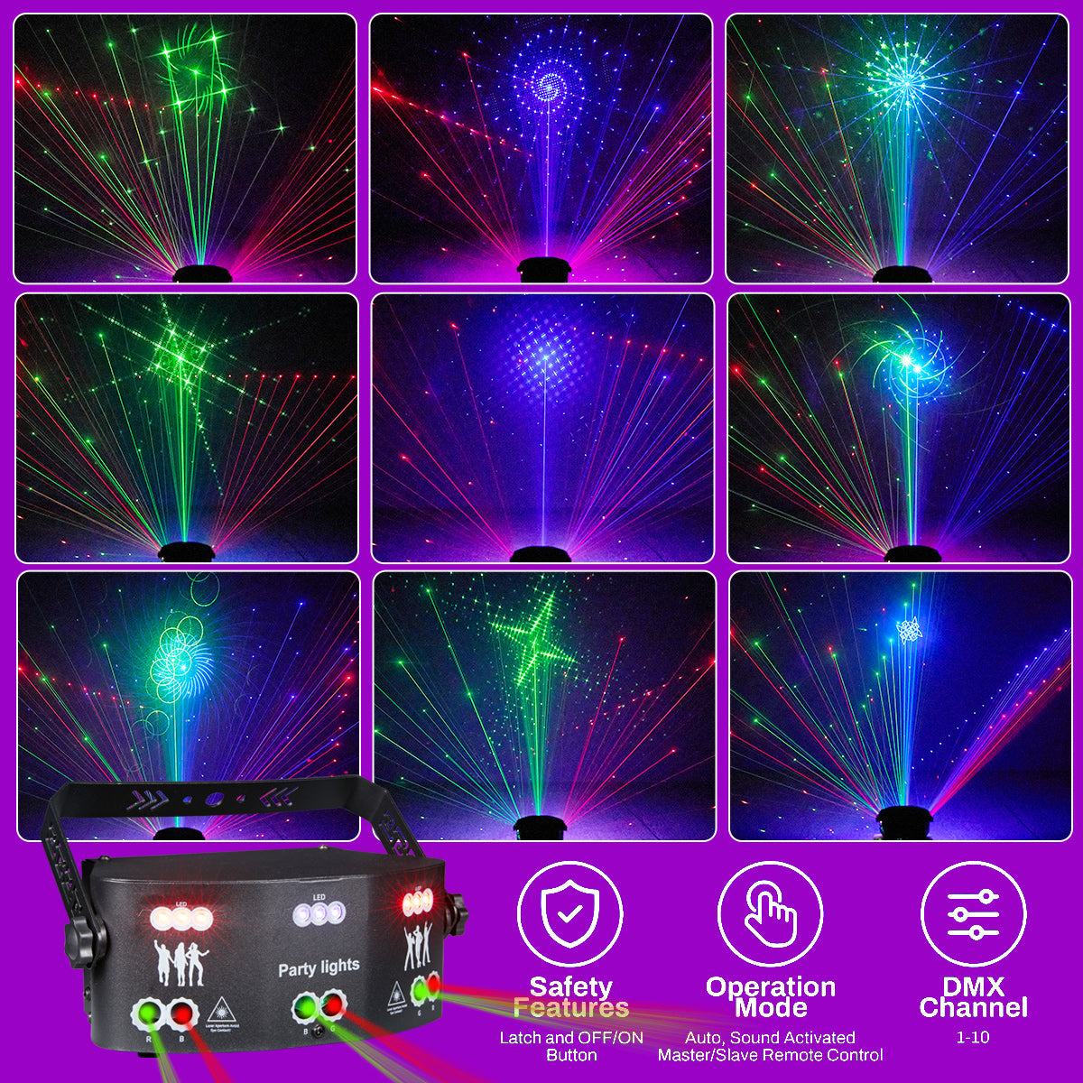 Local Stock|RaveLight™ 15 Eye Ravelight