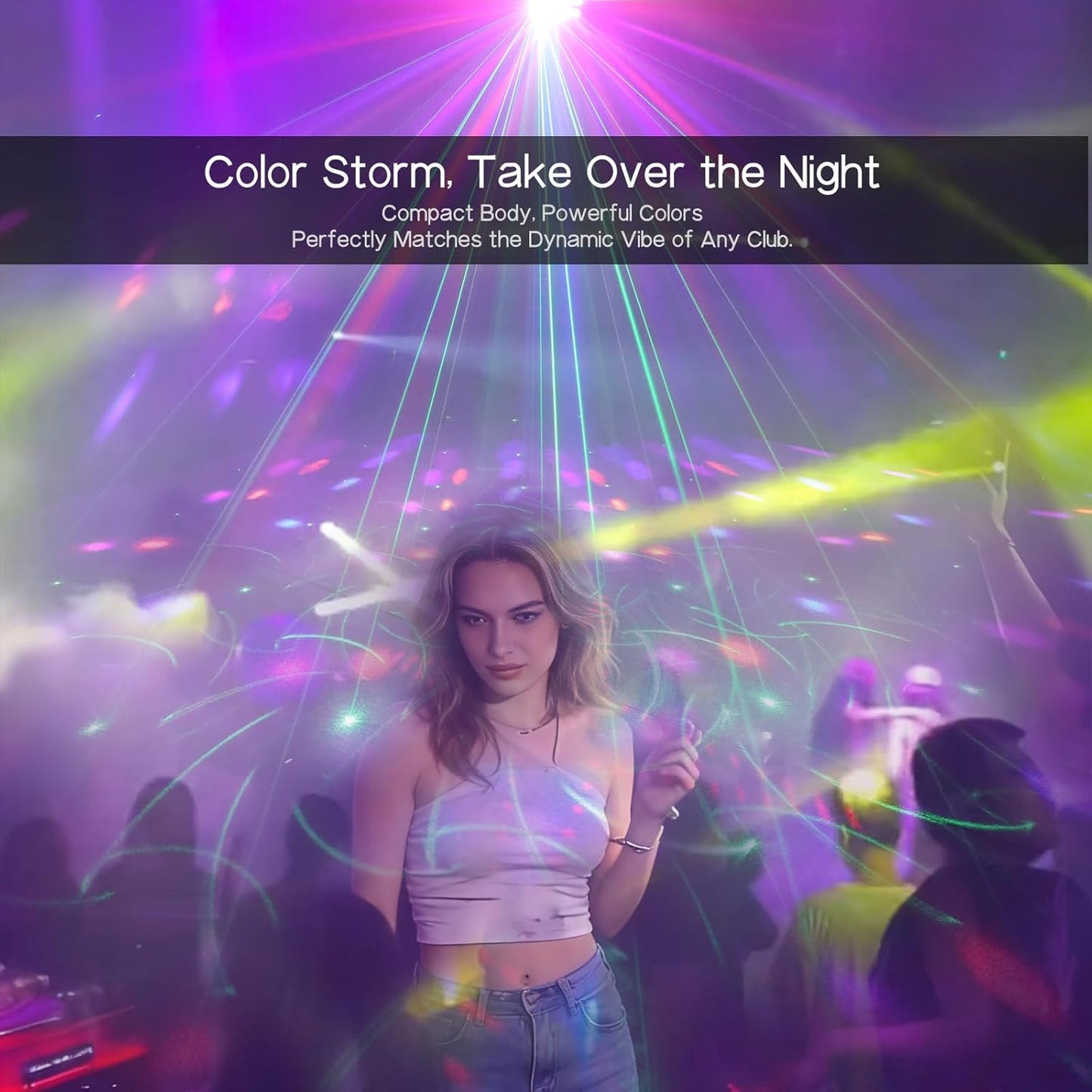 RaveLight™ Butterfly Laser Disco Light