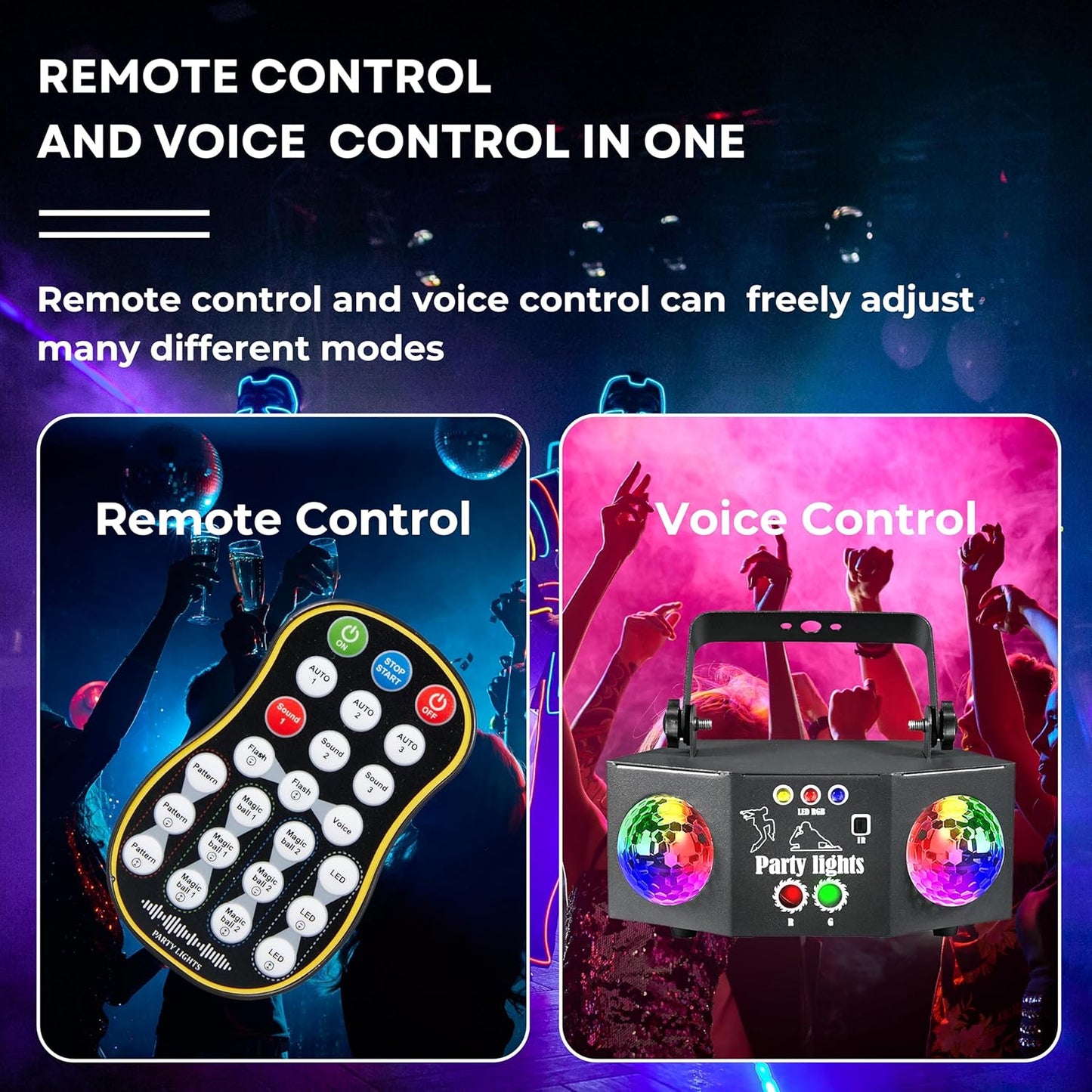 RaveLight™ Double Magic Ball Disco Light