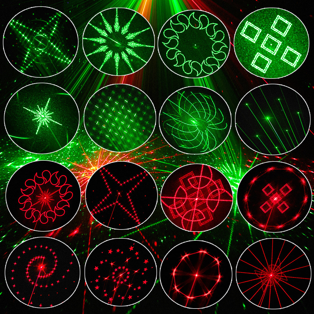 RaveLight™ 6 Eye Dj Disco Laser Light