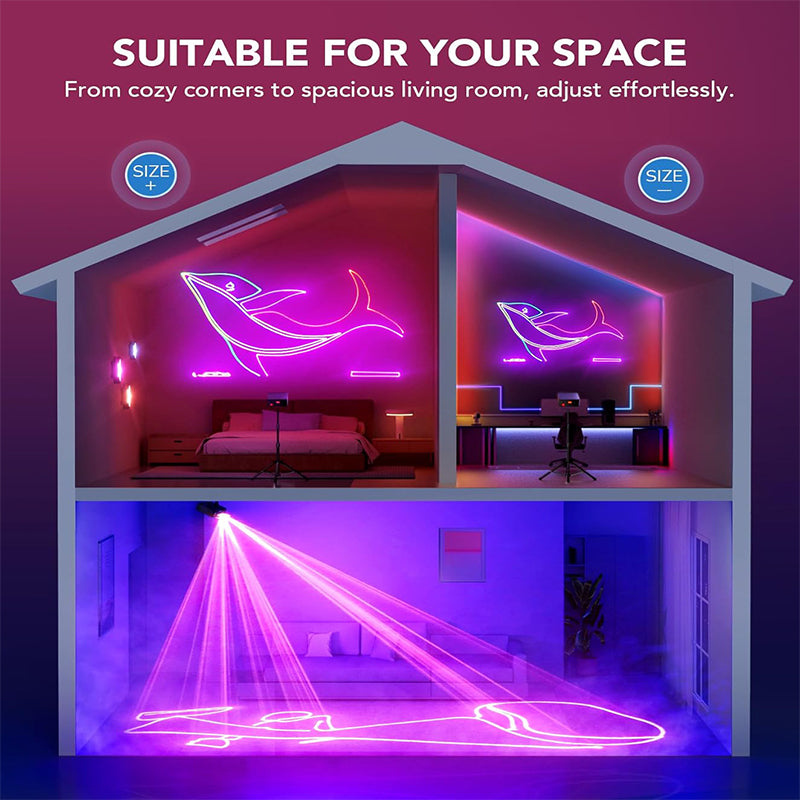 (NEW)RaveLight™  APP DIY Drawing Animation Laser Projector