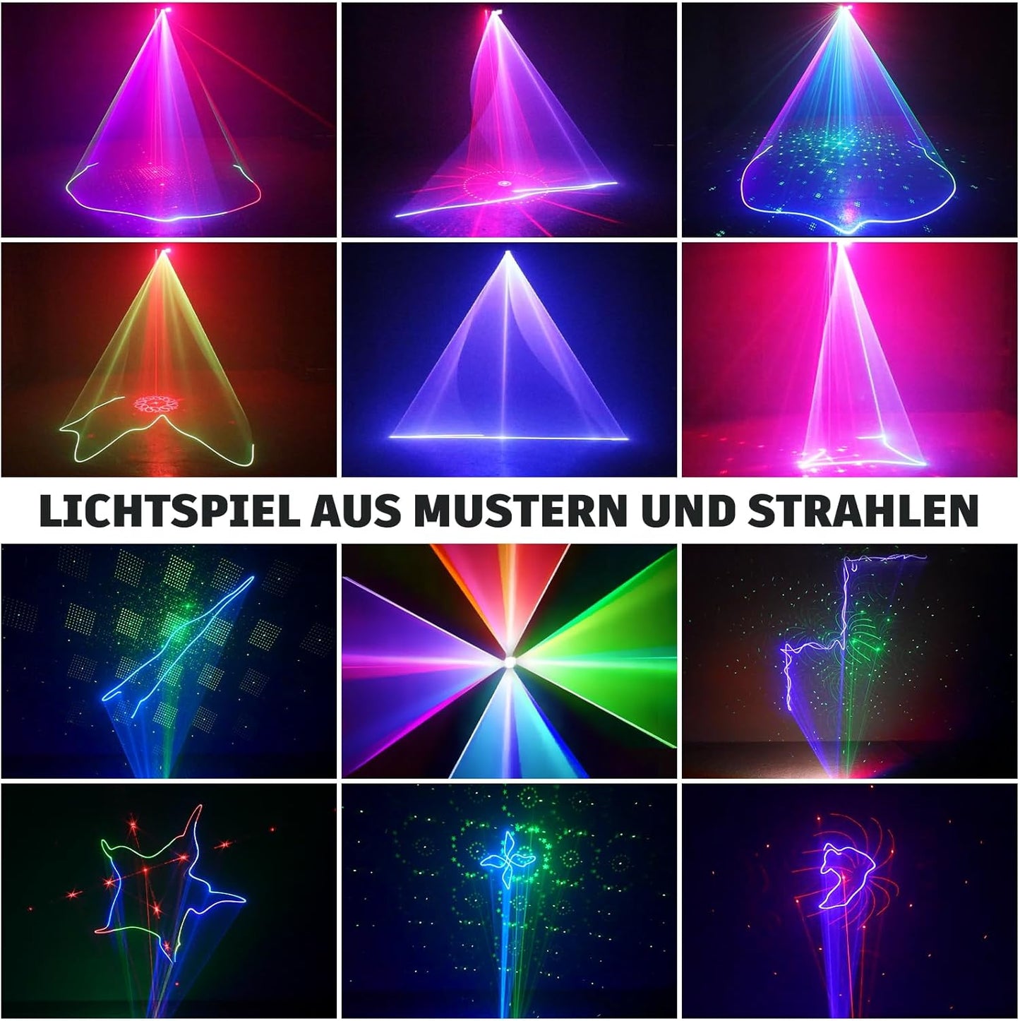 (NEW)RaveLight™ 12 Hole Beam Light