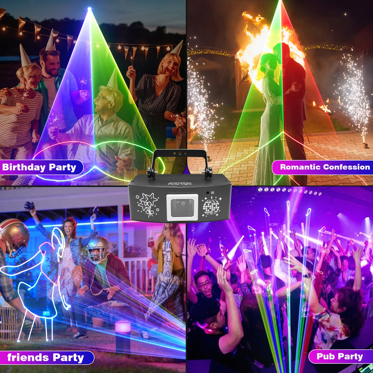 1 W Animated Projector