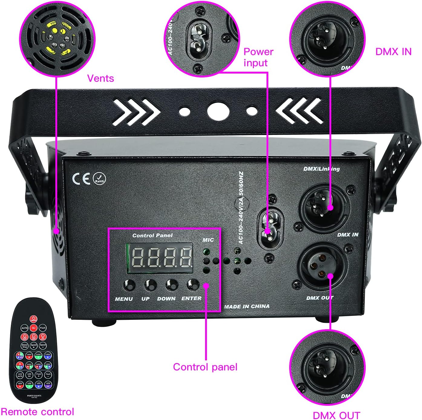 (HOT)RaveLight™ UPGRADED 15-Eye Laser Party Light