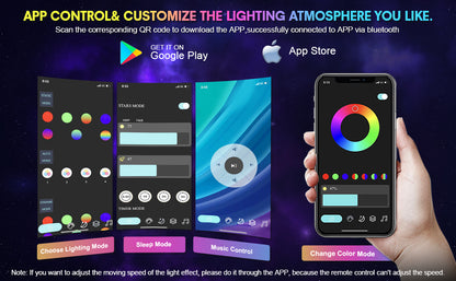 RaveLight™ Bluetooth Galaxy Projector & Speaker