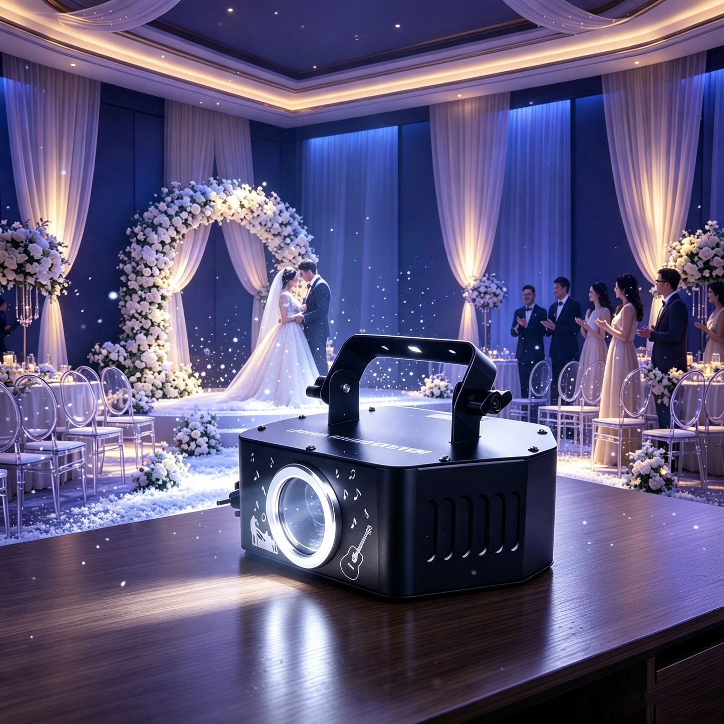 (HOT)RaveLight™Snowflake 5W Laser Projection Light