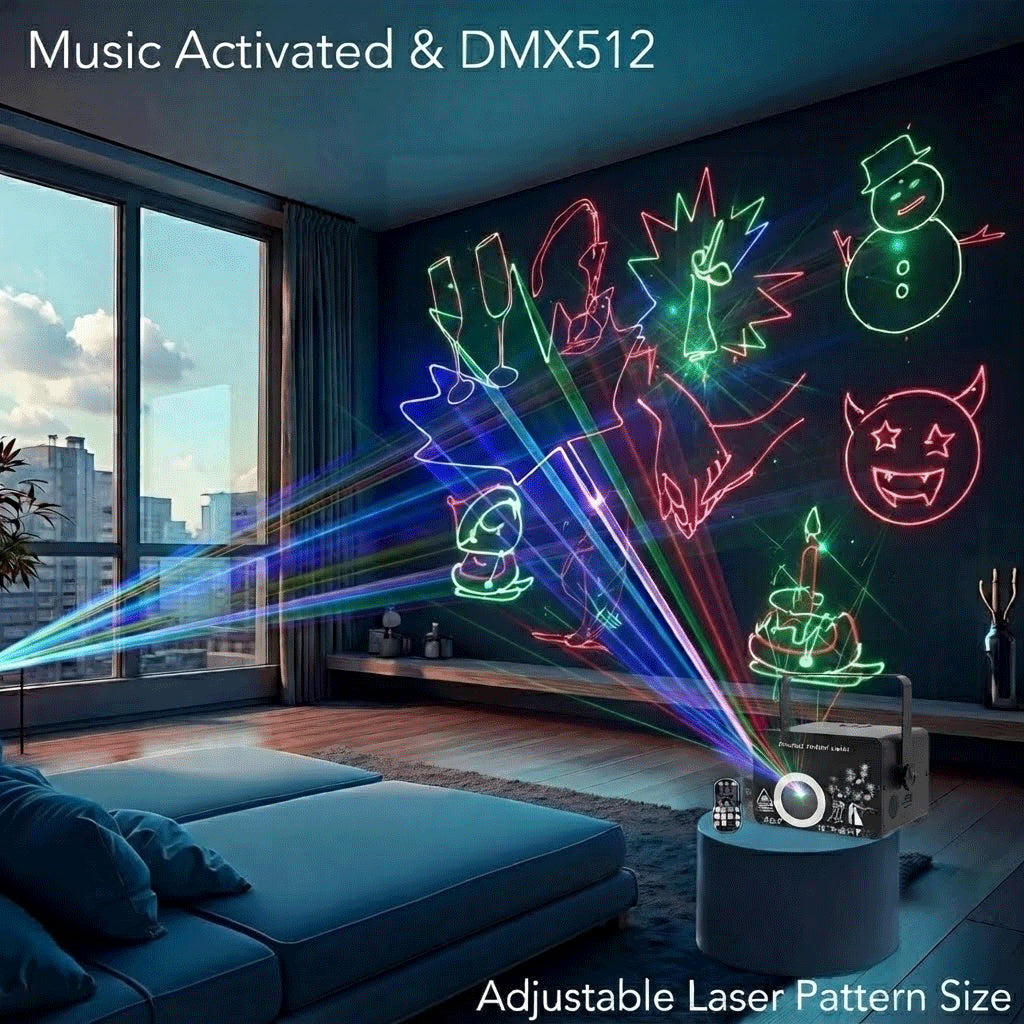 RaveLight™ 9 Major Theme Animation Lights