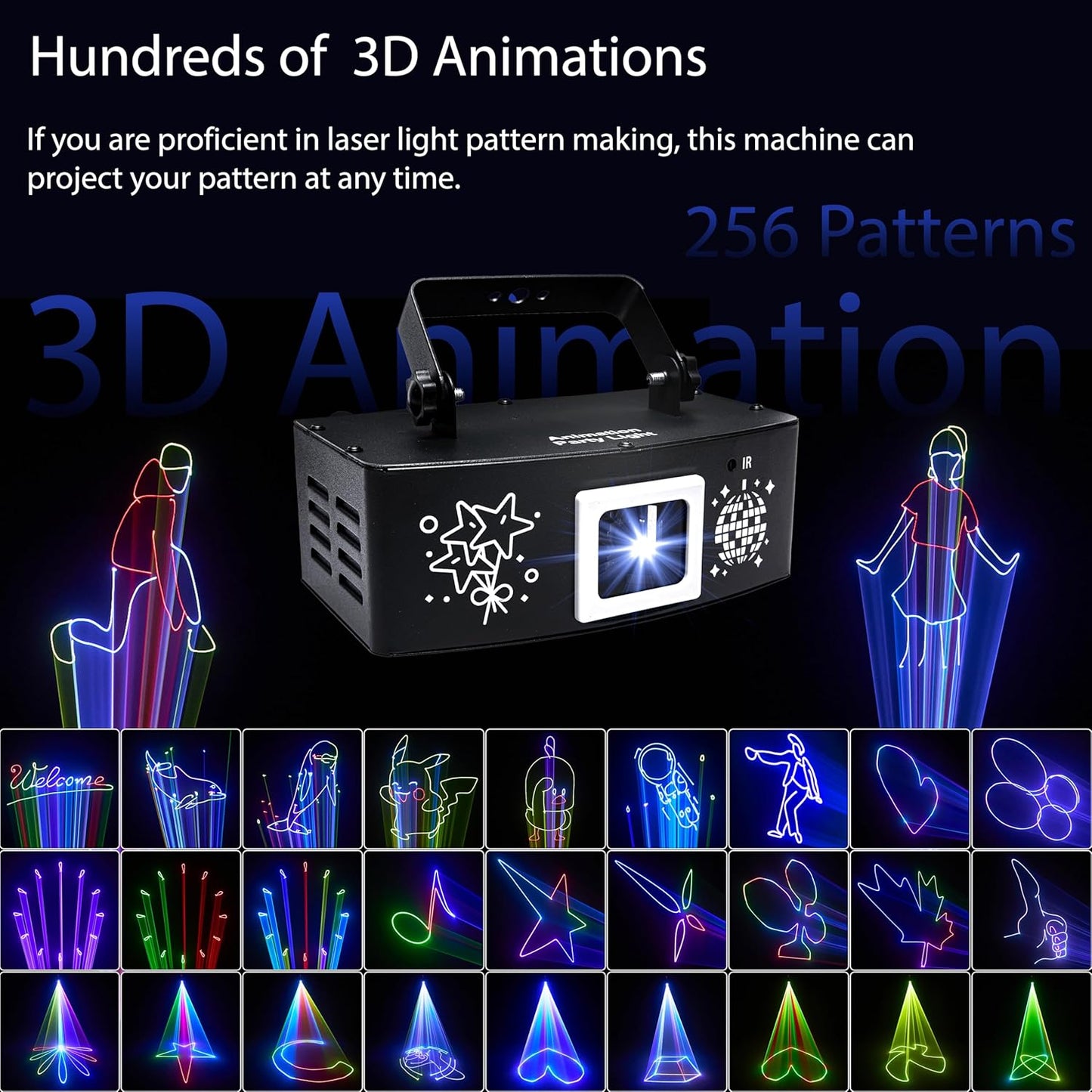 (HOT)RaveLight™ 1 W Animated Projector