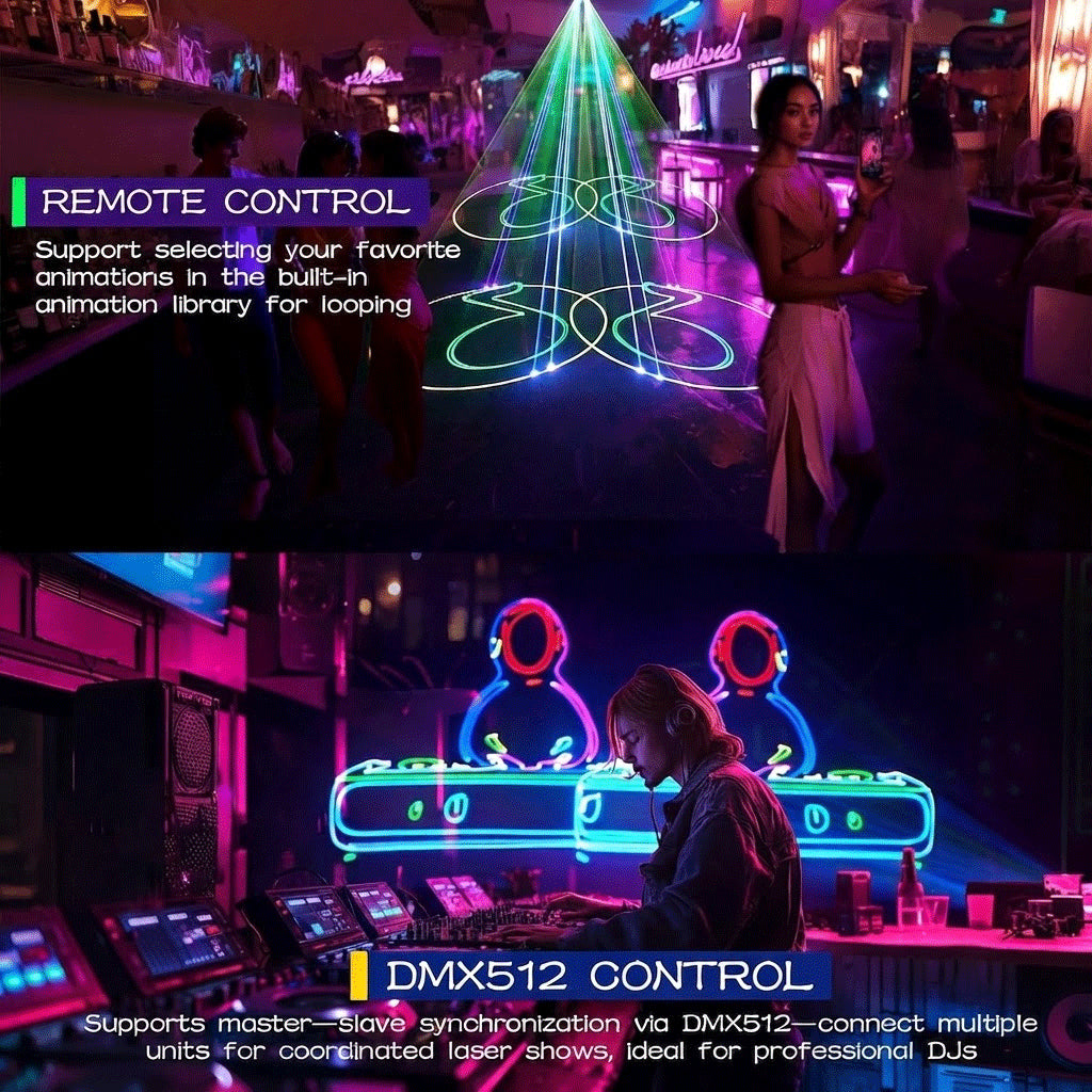RaveLight™ 9 Major Theme Animation Lights
