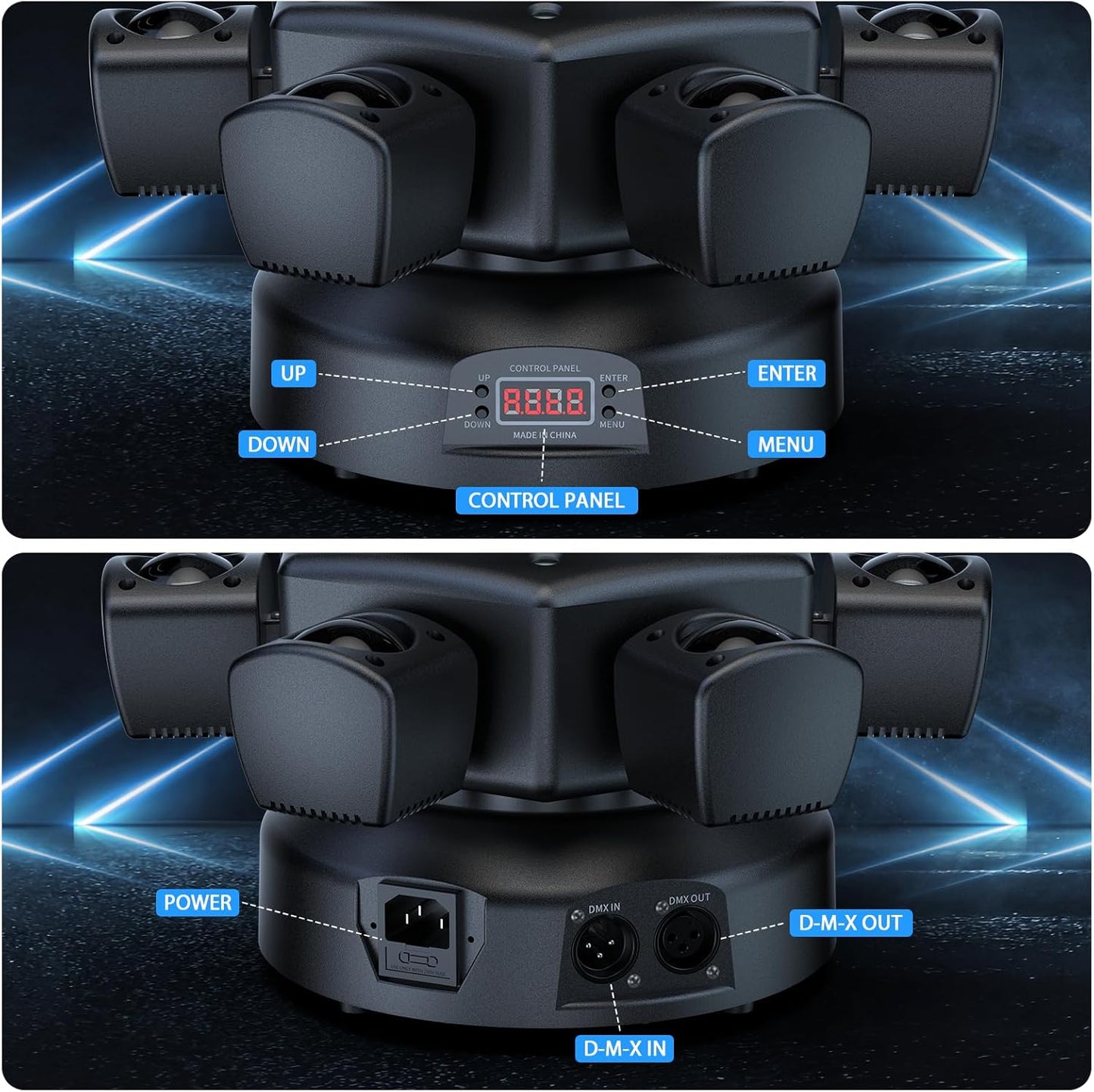 RaveLight™ 180W 8 IN 1 Moving Head