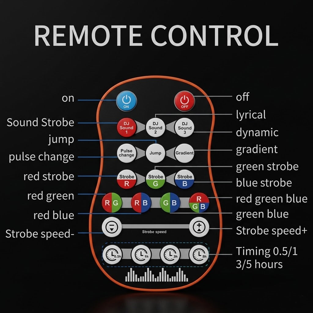 (New) RaveLight™ 45 LEDs strobe Flash Lights