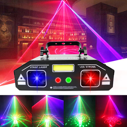 RaveLight™  3-in-1 Laser, Scanner, & Strobe Stage Lighting