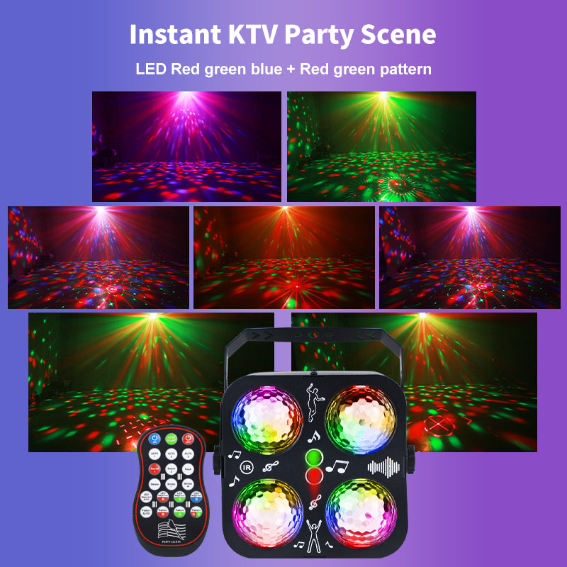 RaveLight™ 4 Magic Ball Pattern Light