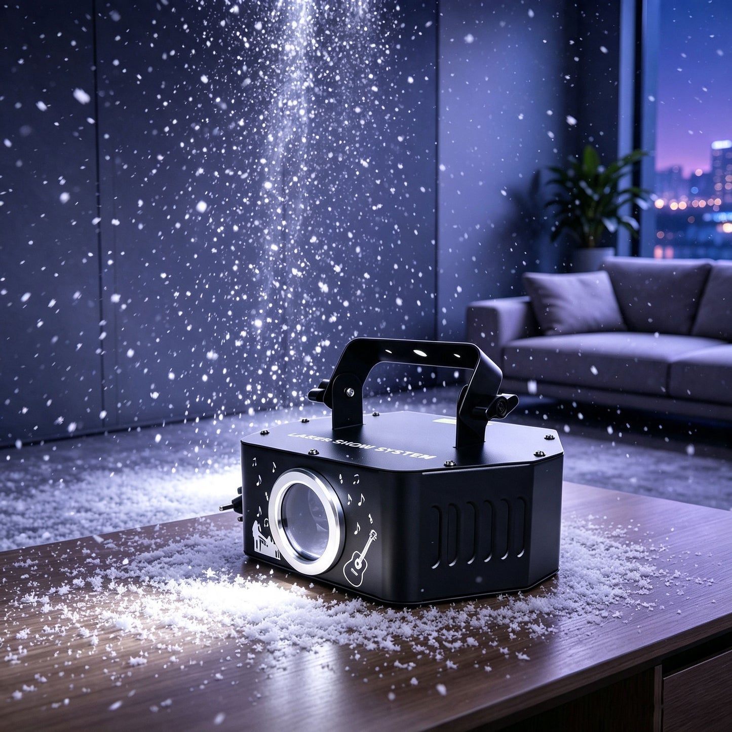 (HOT)RaveLight™Snowflake 5W Laser Projection Light