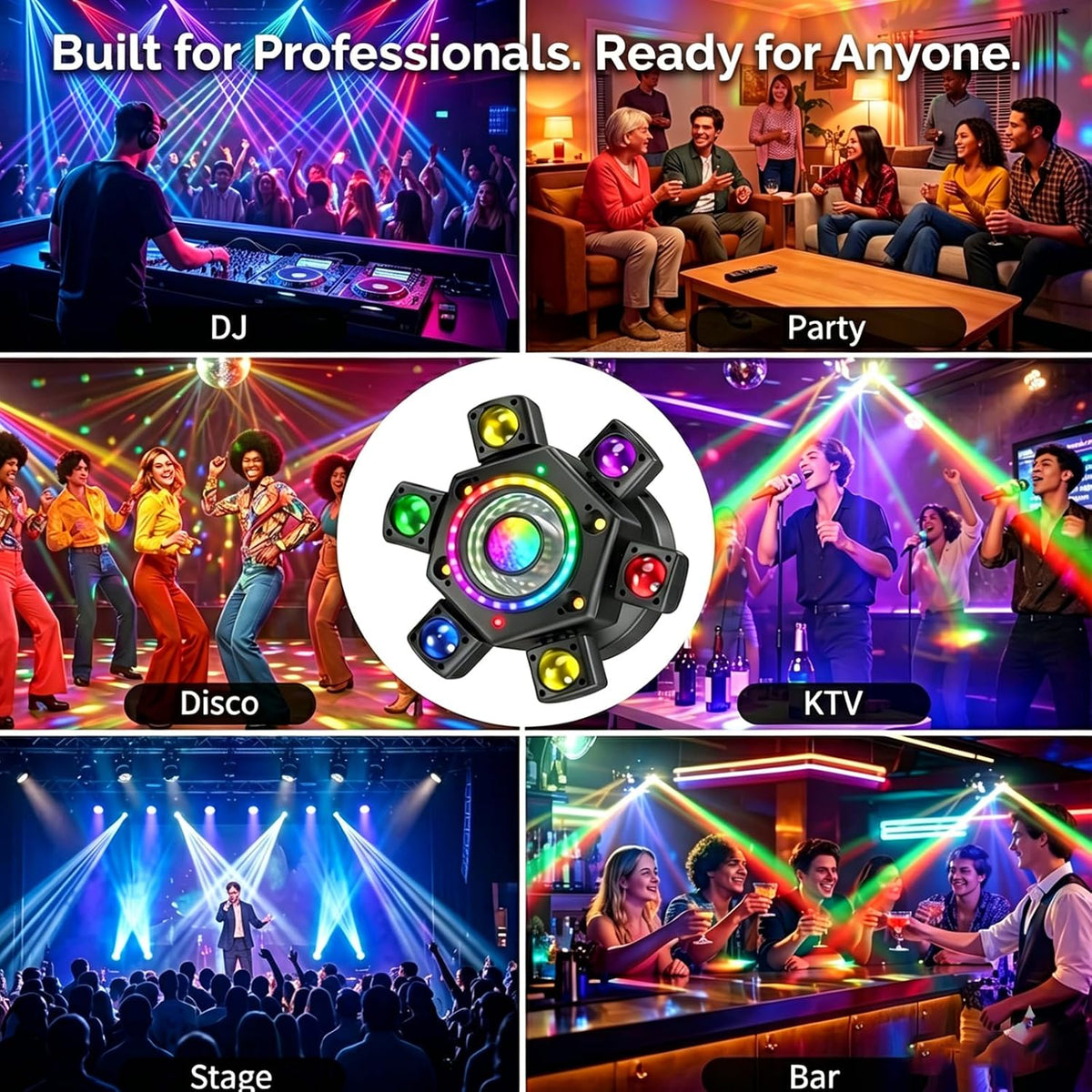 RaveLight™ 180W 8 IN 1 Moving Head