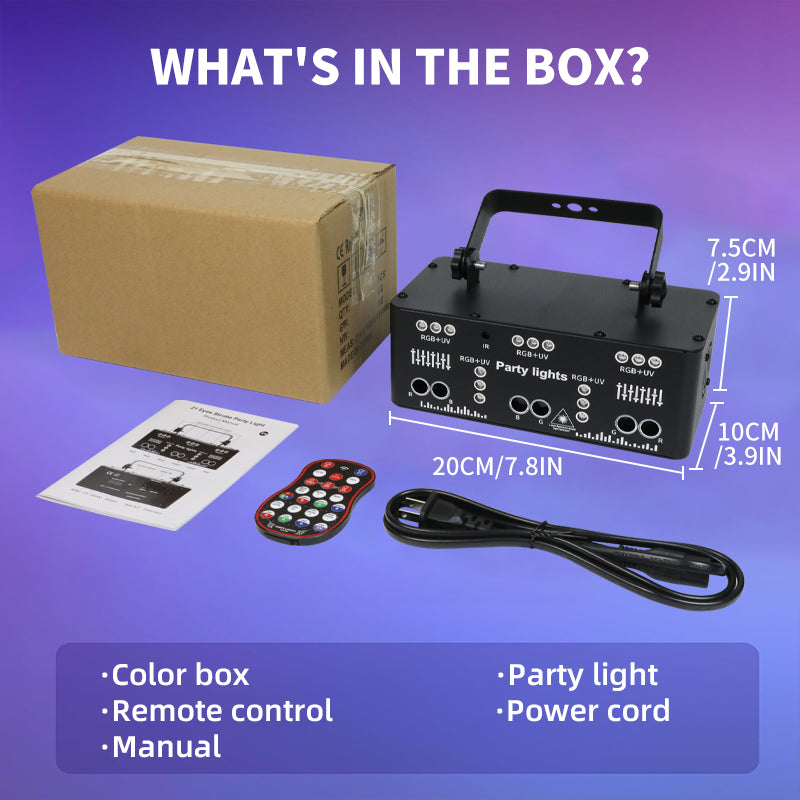 (HOT)RaveLight™ 21 Eye  UV Party Light