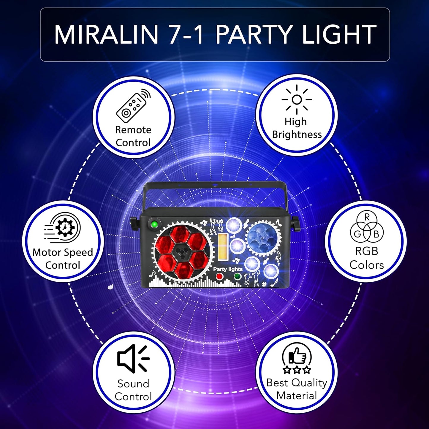 (New) RaveLight™  World Window 7 in 1