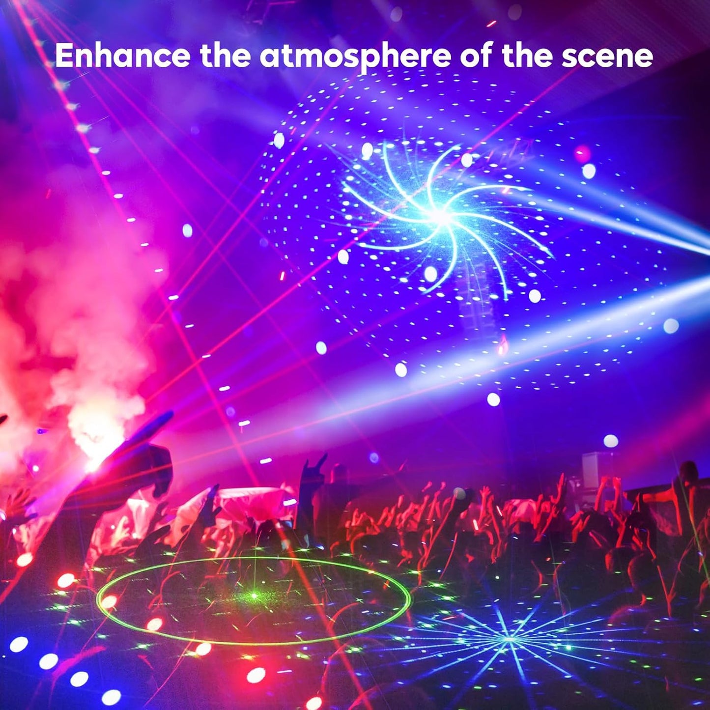 RaveLight™ 9-Eye Laser Party Light