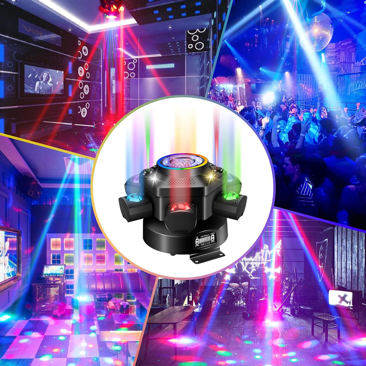 RaveLight™ 180W 8 IN 1 Moving Head