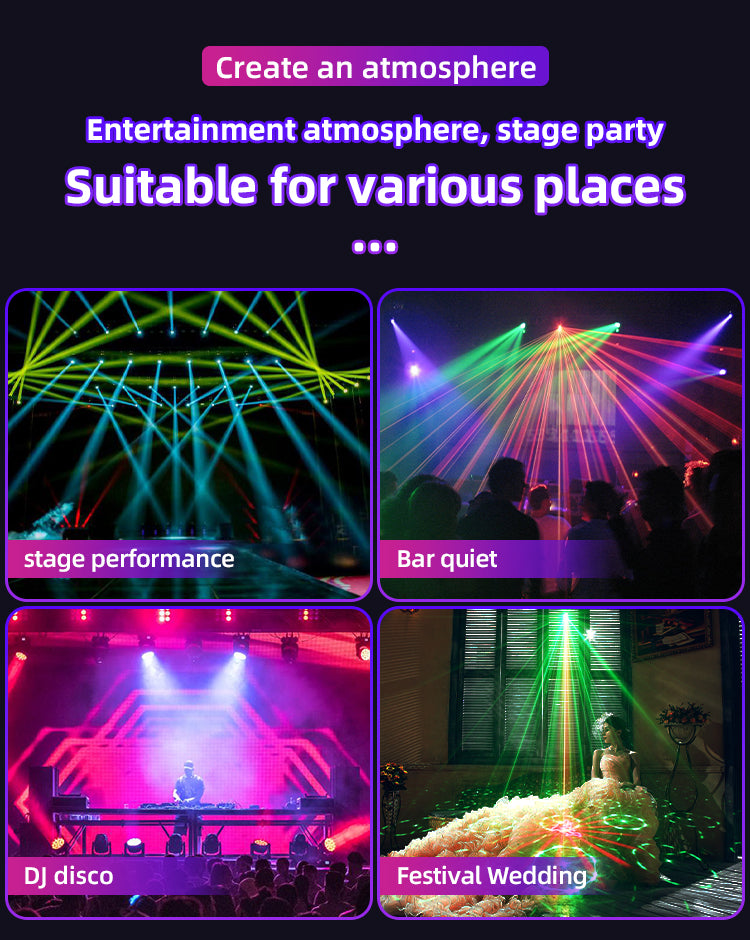 NEW RaveLight™ 48-Pattern Laser Lighting