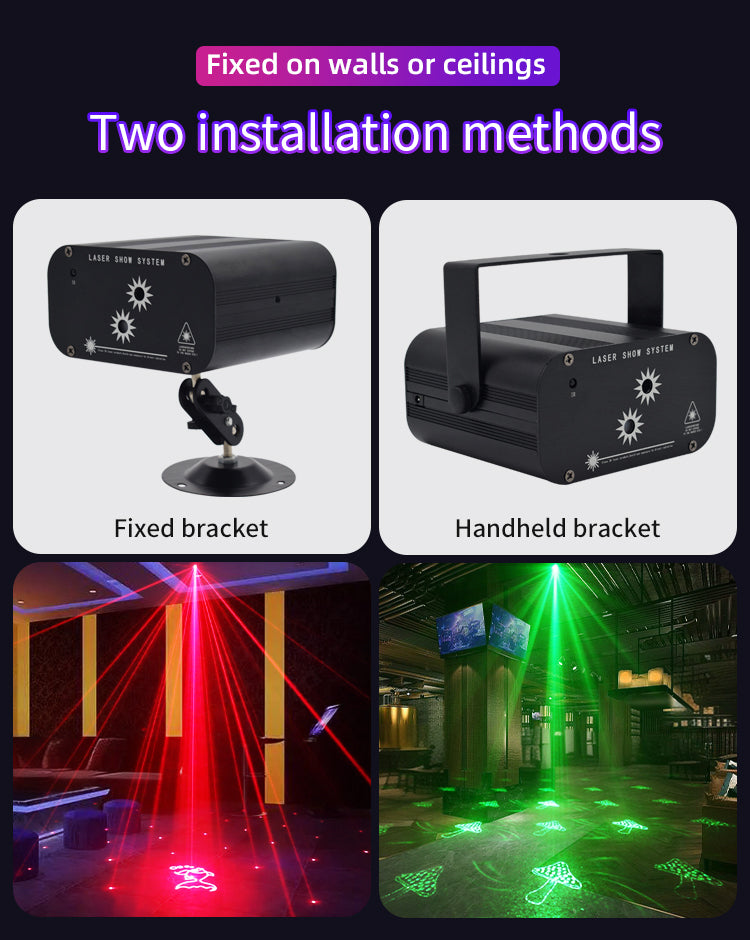 NEW RaveLight™ 48-Pattern Laser Lighting