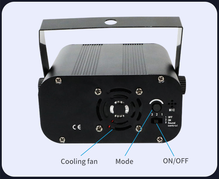 NEW RaveLight™ 48-Pattern Laser Lighting