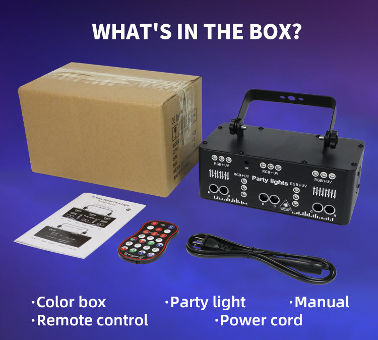 (HOT)RaveLight™ 21 Eye  UV Party Light