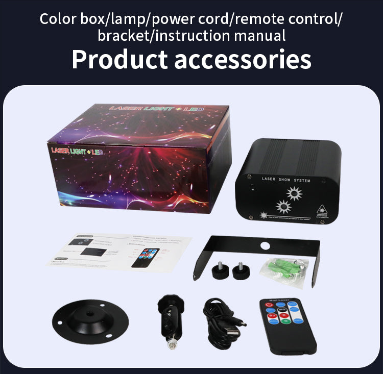 NEW RaveLight™ 48-Pattern Laser Lighting