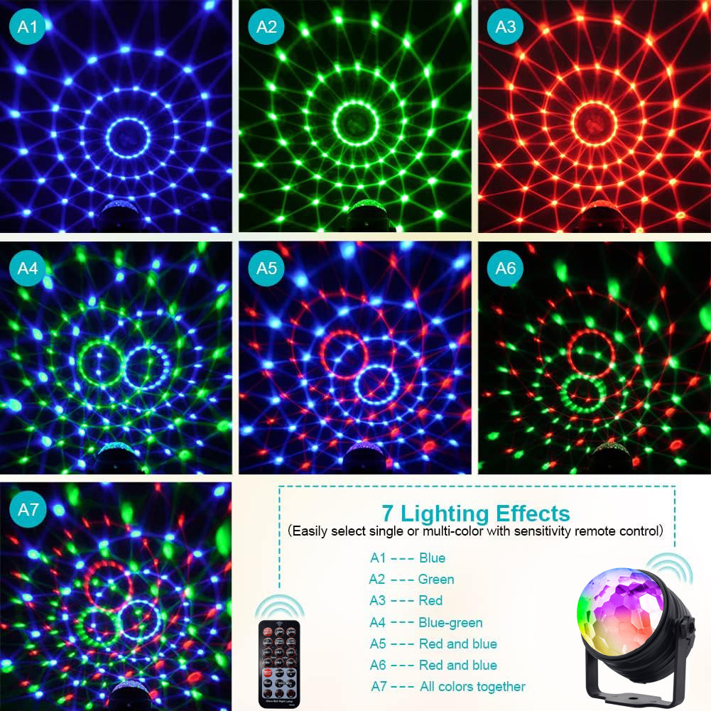 RaveLight™ USB Disco Ball Lamp 2 pcs