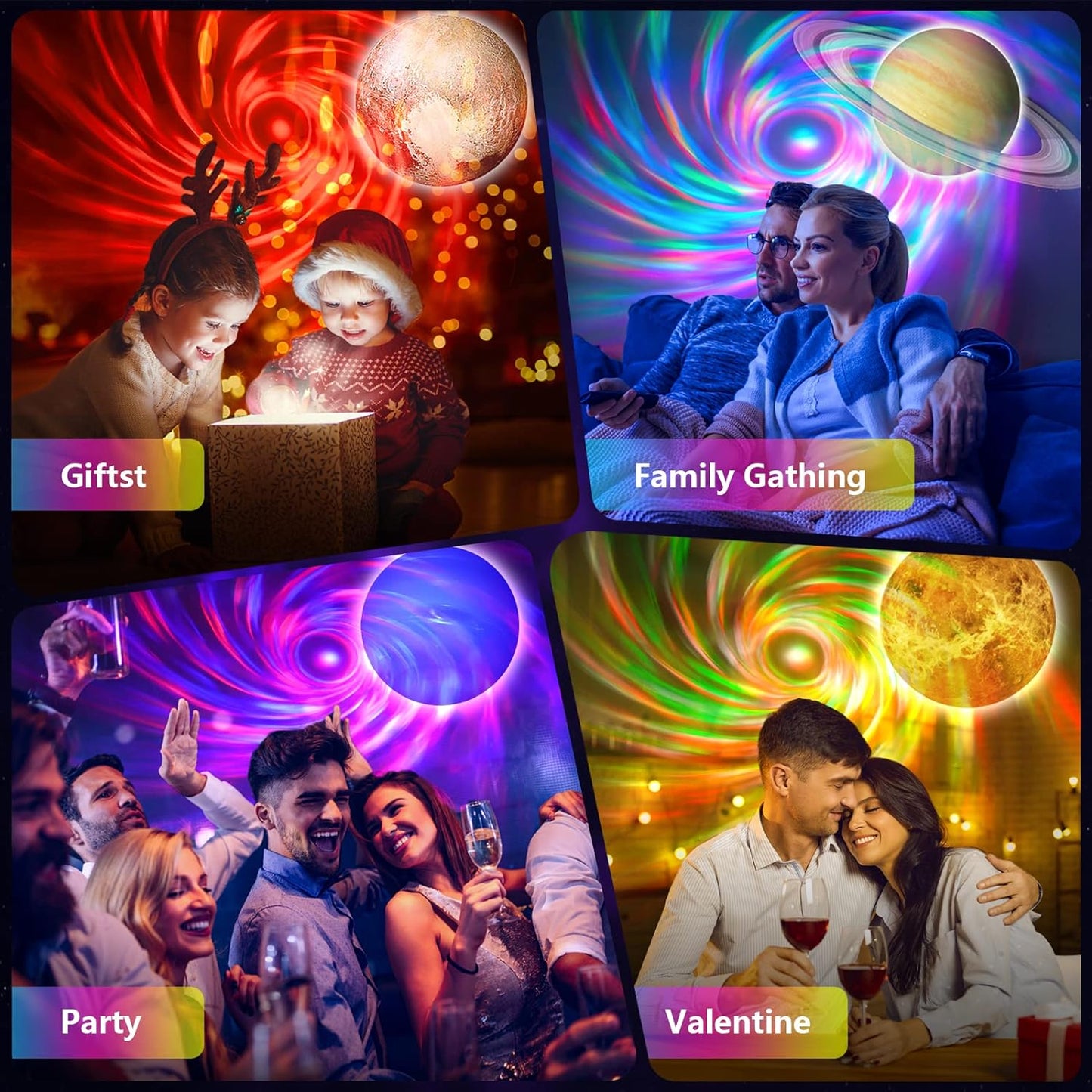 RaveLight™ Bluetooth Galaxy Projector & Speaker