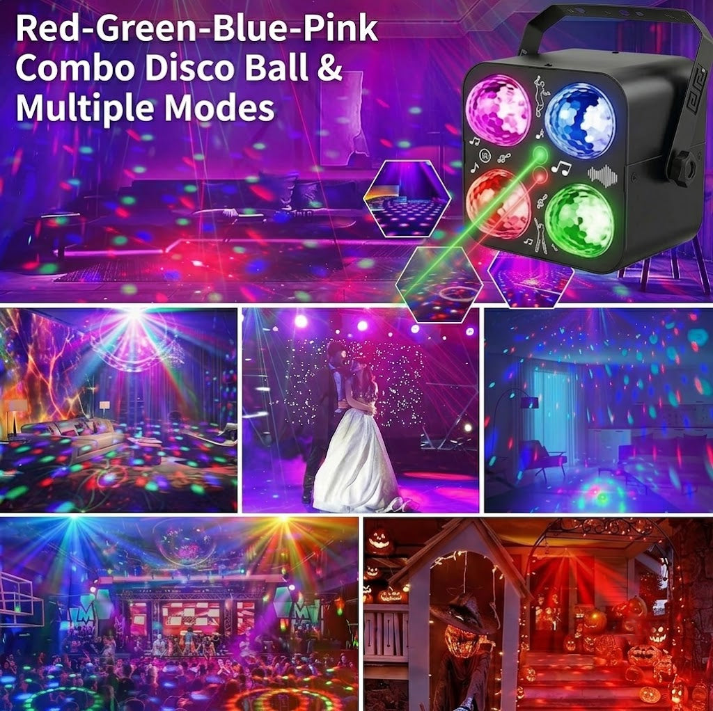 RaveLight™ 4 Magic Ball Pattern Light