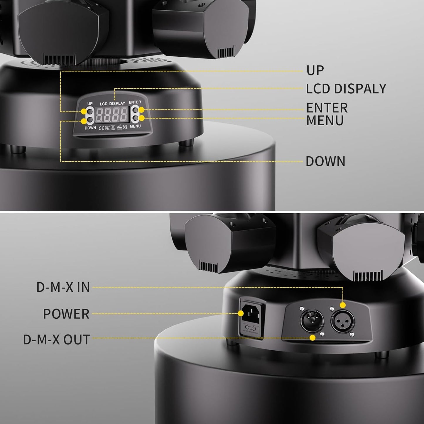 RaveLight™ 150W LED Disco Ball Moving Head