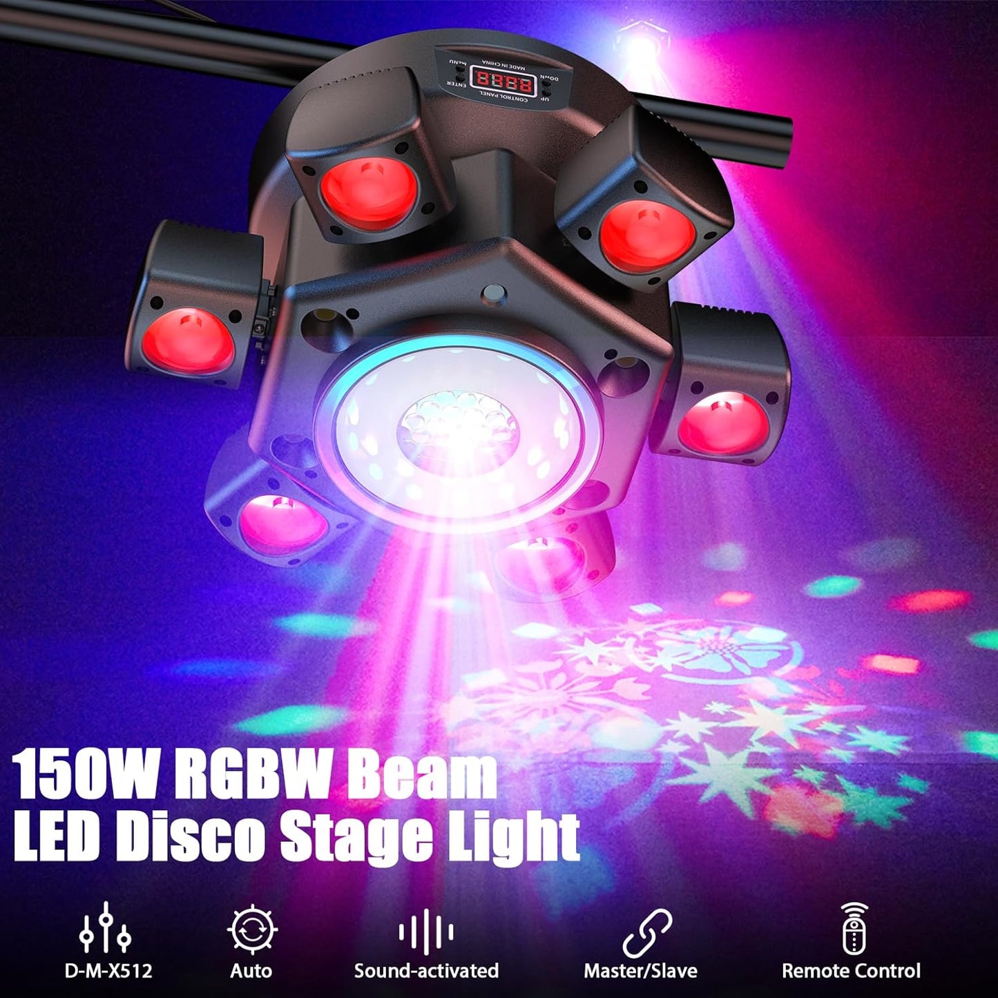RaveLight™ 180W 8 IN 1 Moving Head