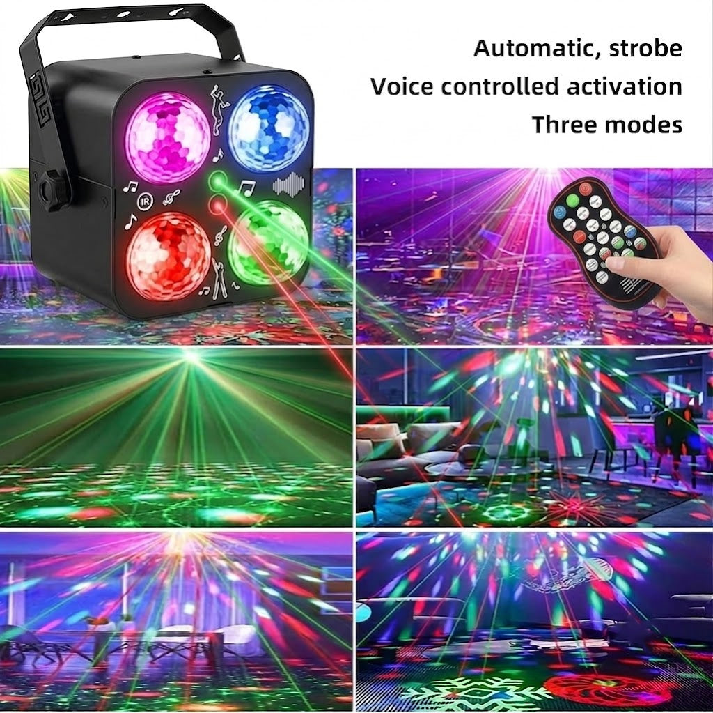 RaveLight™ 4 Magic Ball Pattern Light