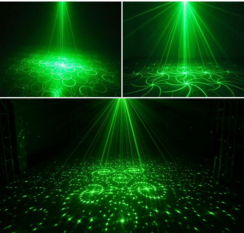 (NEW)RaveLight™-2 in 1 LED String &  Laser 90 Patterns DJ Light