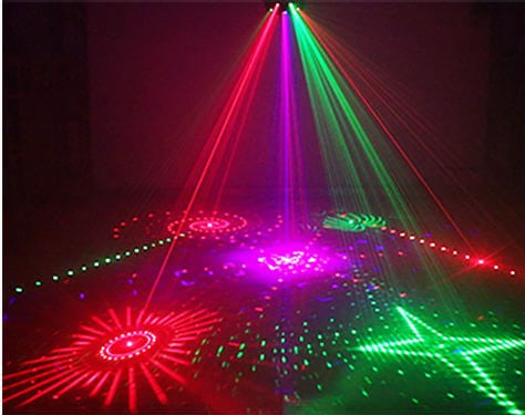 RaveLight™ UPGRADED 15-Eye Laser Party Light