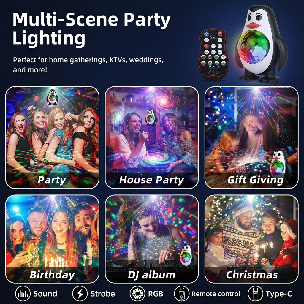 Ravelight-Party Disco Ball Lights DJ Stage Strobe Rave Lights