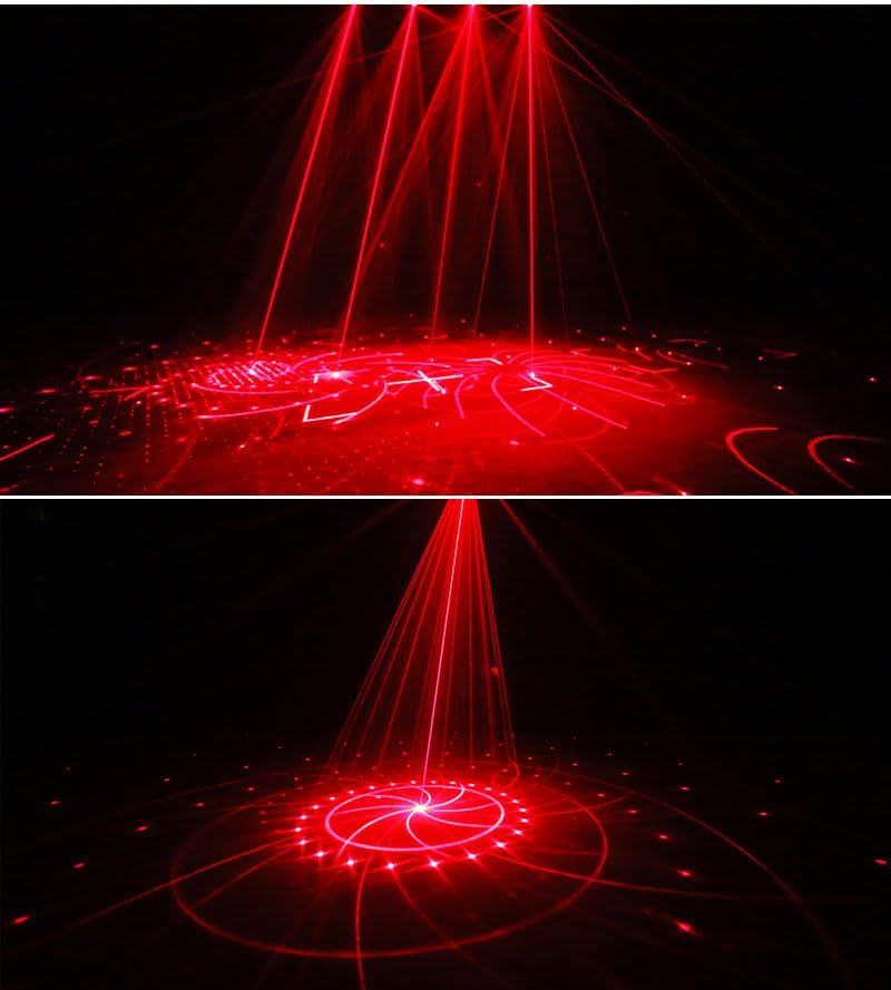 (NEW)RaveLight™-2 in 1 LED String &  Laser 90 Patterns DJ Light
