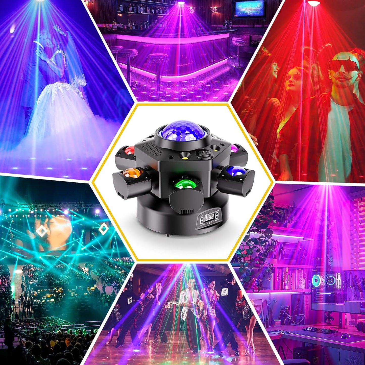 RaveLight™ 150W LED Disco Ball Moving Head