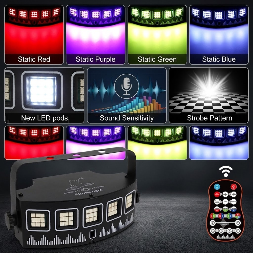 (New) RaveLight™ 45 LEDs strobe Flash Lights