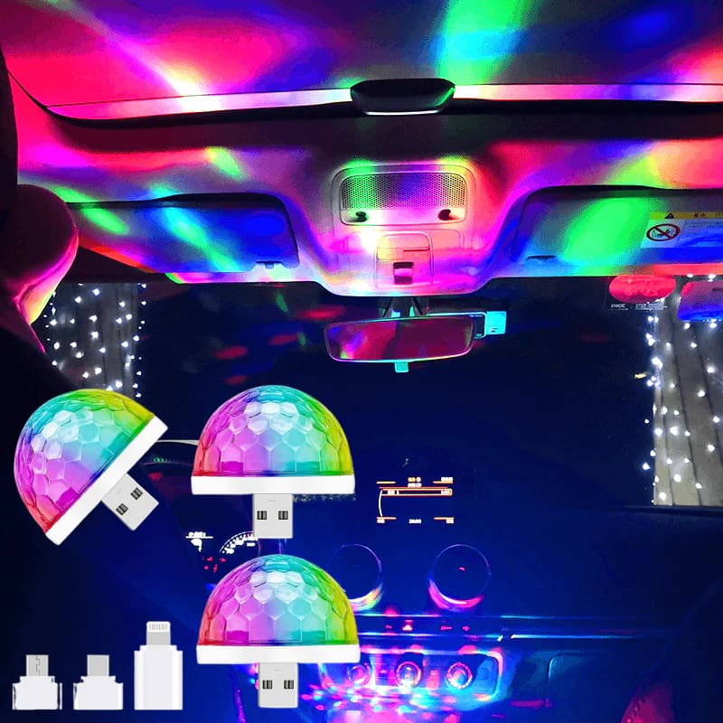 Car Disco Light USB The Ravelight LLC RaveLight