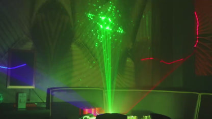 RaveLight™  3-in-1 Laser, Scanner, & Strobe Stage Lighting