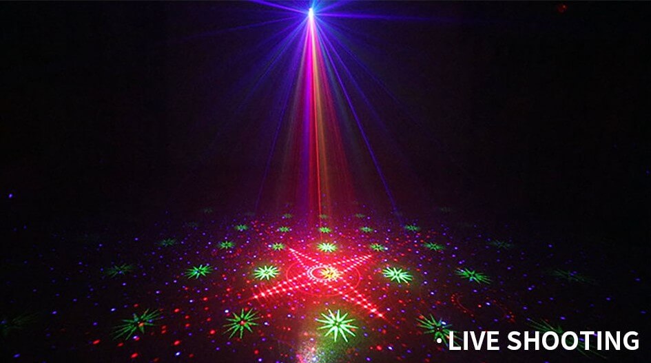 RaveLight™ WIRELESS 4-Laser Strobe Lighting